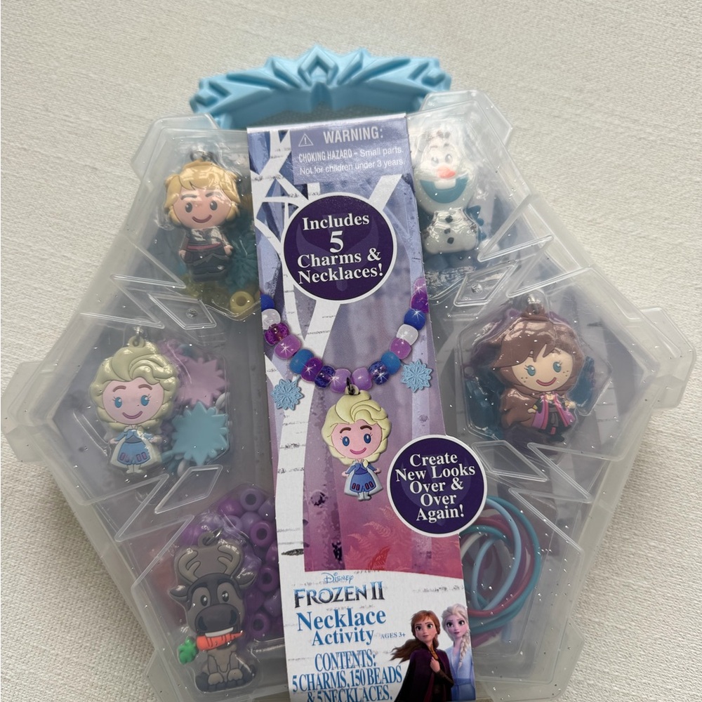 Disney Frozen II Kids Necklace Activity Set